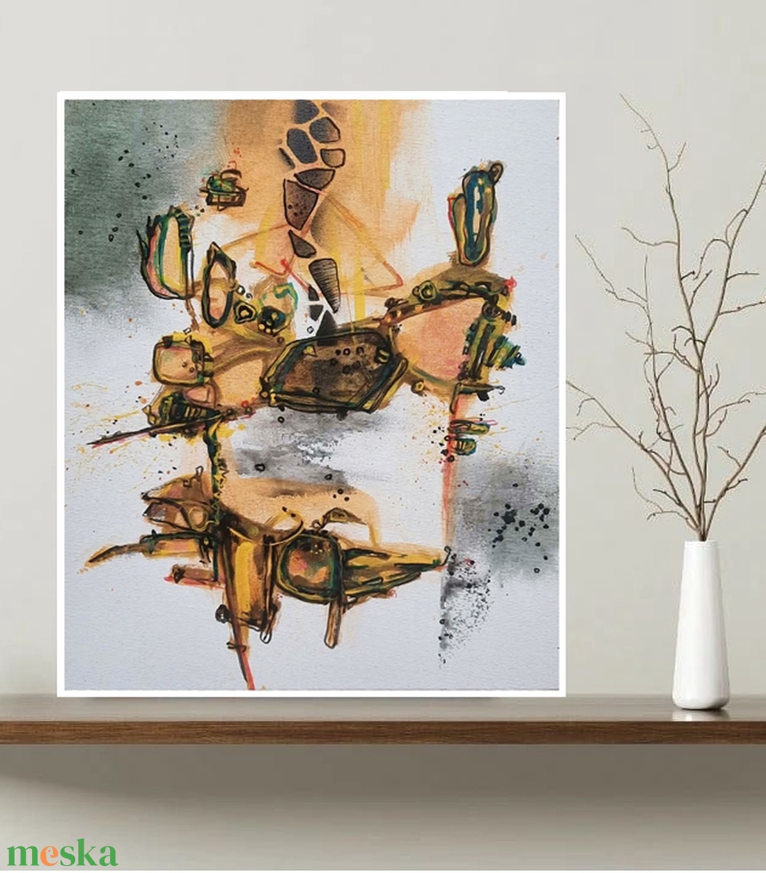 Absztrakt festmény az alkotótól - művészet - festmény - akril - Meska.hu