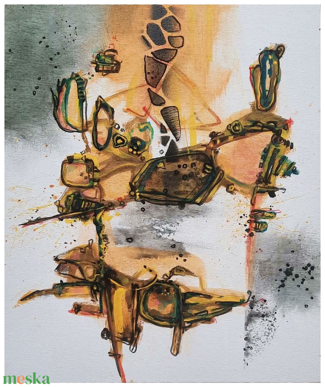 Absztrakt festmény az alkotótól - művészet - festmény - akril - Meska.hu
