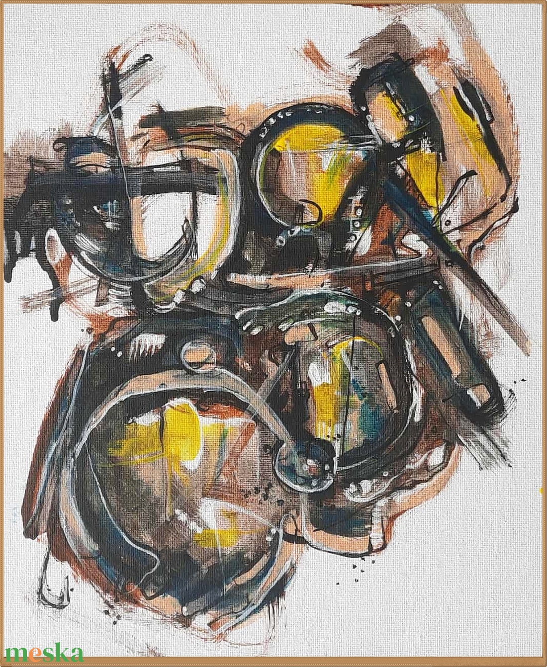 Absztrakt festmény az alkotótól - művészet - festmény - akril - Meska.hu