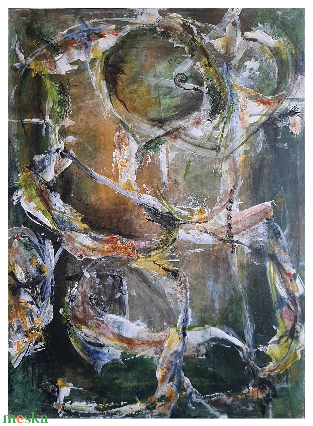 Absztrakt festmény az alkotótól - művészet - festmény - akril - Meska.hu