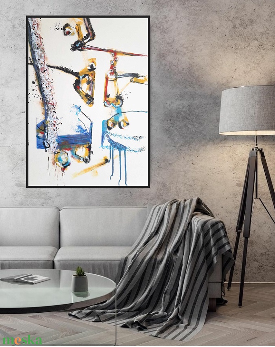 Absztrakt festmény az alkotótól - művészet - festmény - akril - Meska.hu