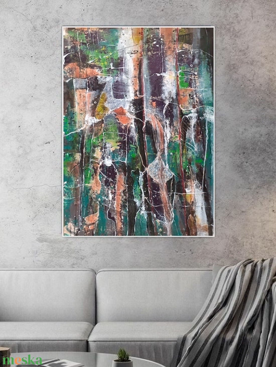 Absztrakt festmény az alkotótól - művészet - festmény - akril - Meska.hu