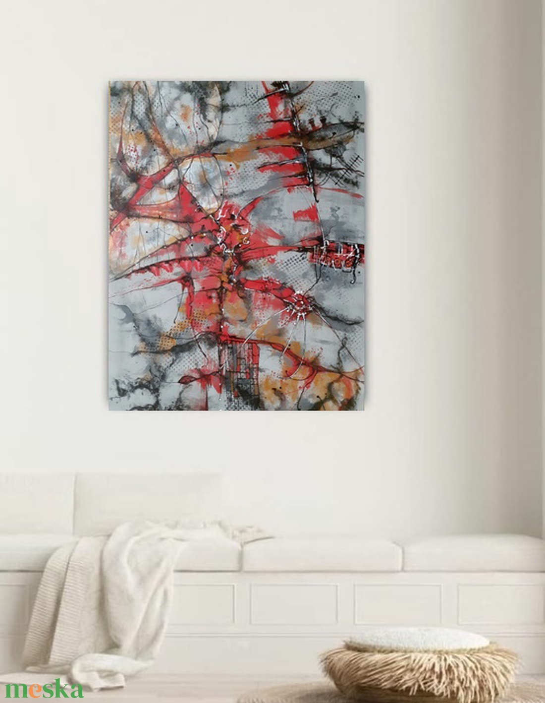 Absztrakt festmény az alkotótól - művészet - festmény - akril - Meska.hu