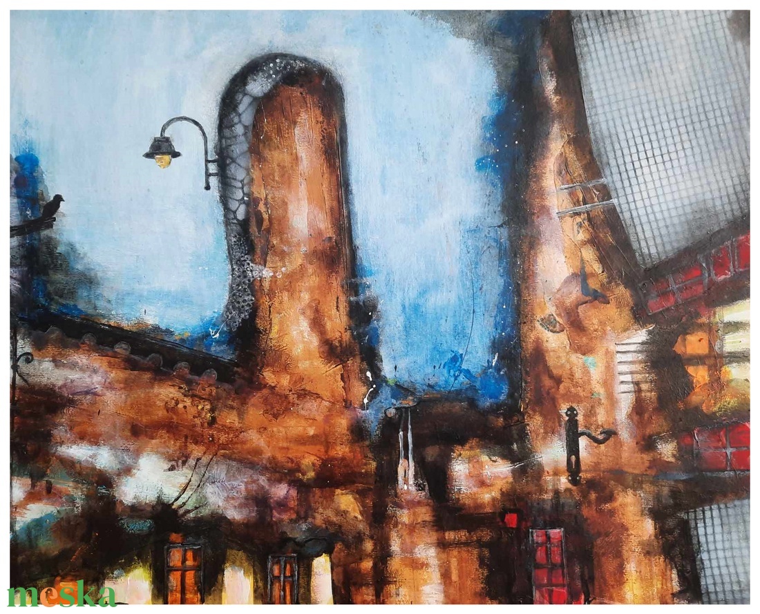 Absztrakt festmény az alkotótól - művészet - festmény - akril - Meska.hu