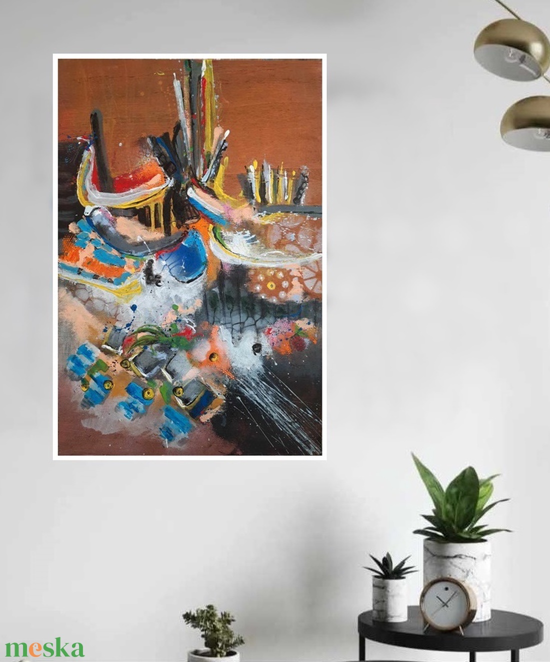 Absztrakt festmény az alkotótól - művészet - festmény - akril - Meska.hu
