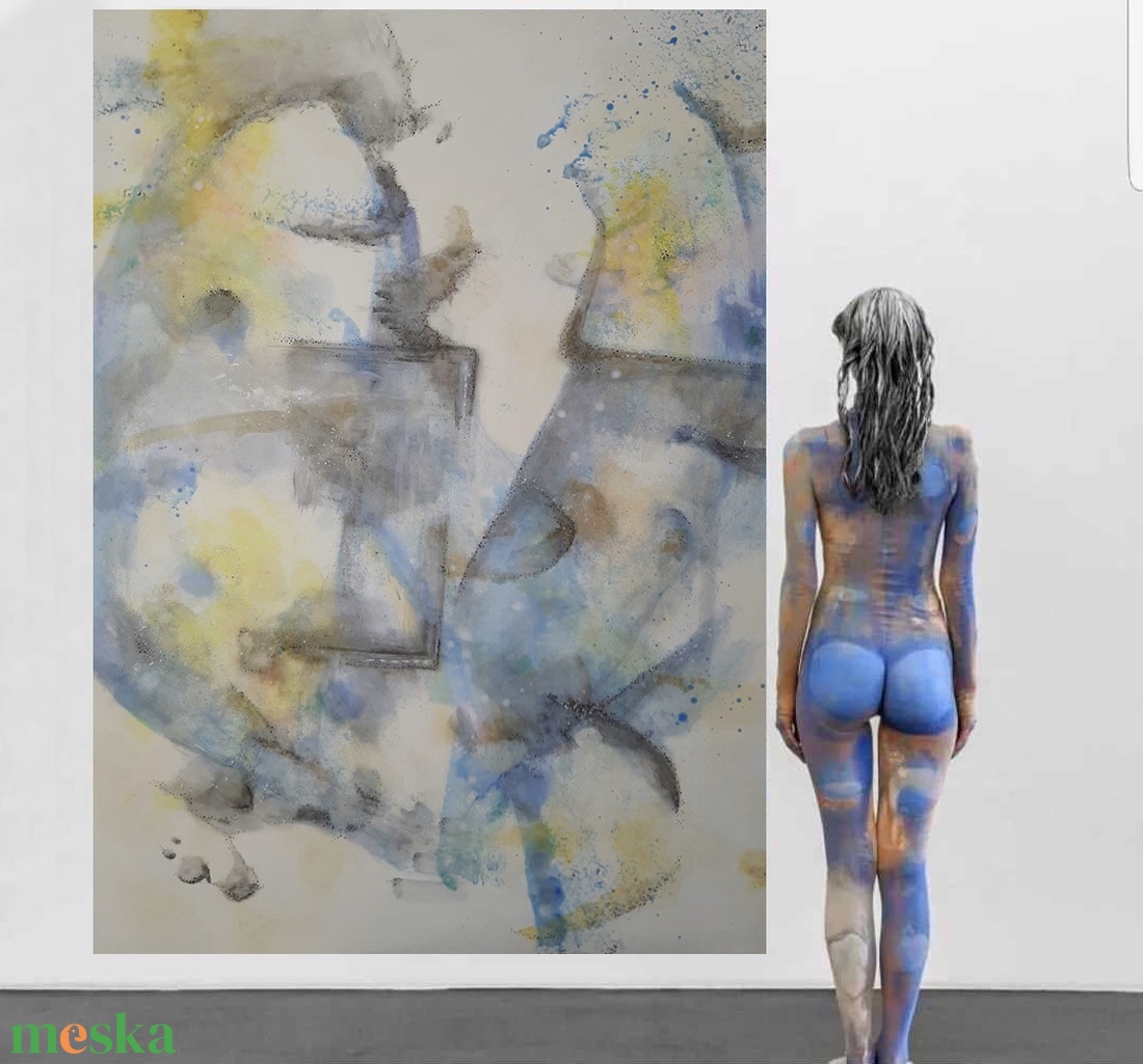 Absztrakt festmény az alkotótól - művészet - festmény - akril - Meska.hu