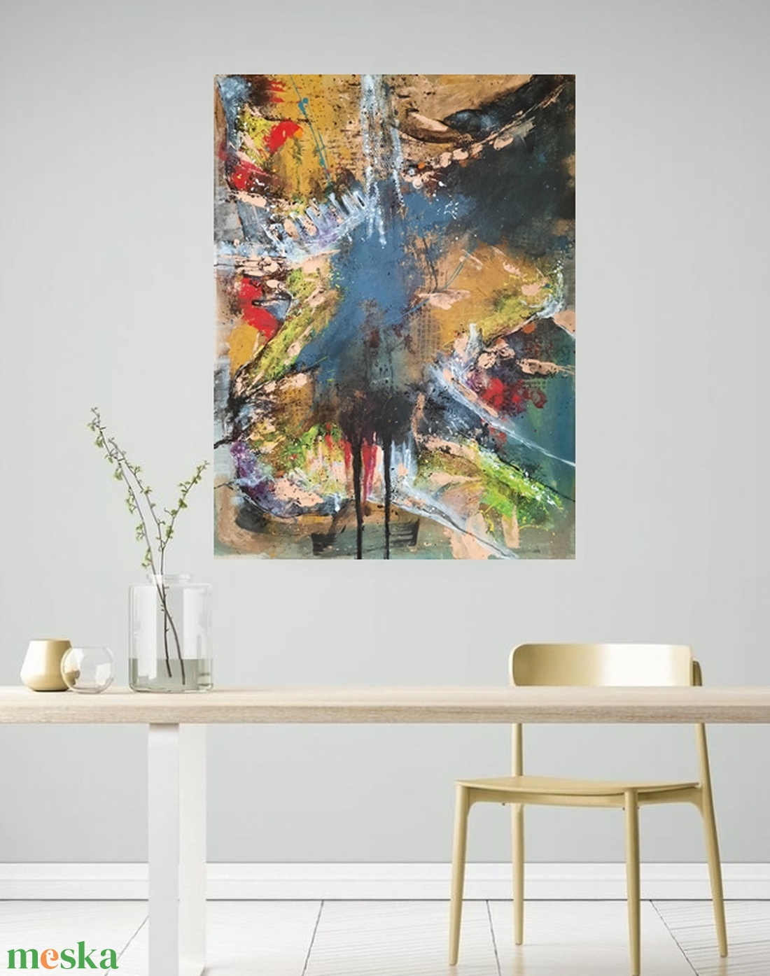Absztrakt festmény az alkotótól - művészet - festmény - akril - Meska.hu