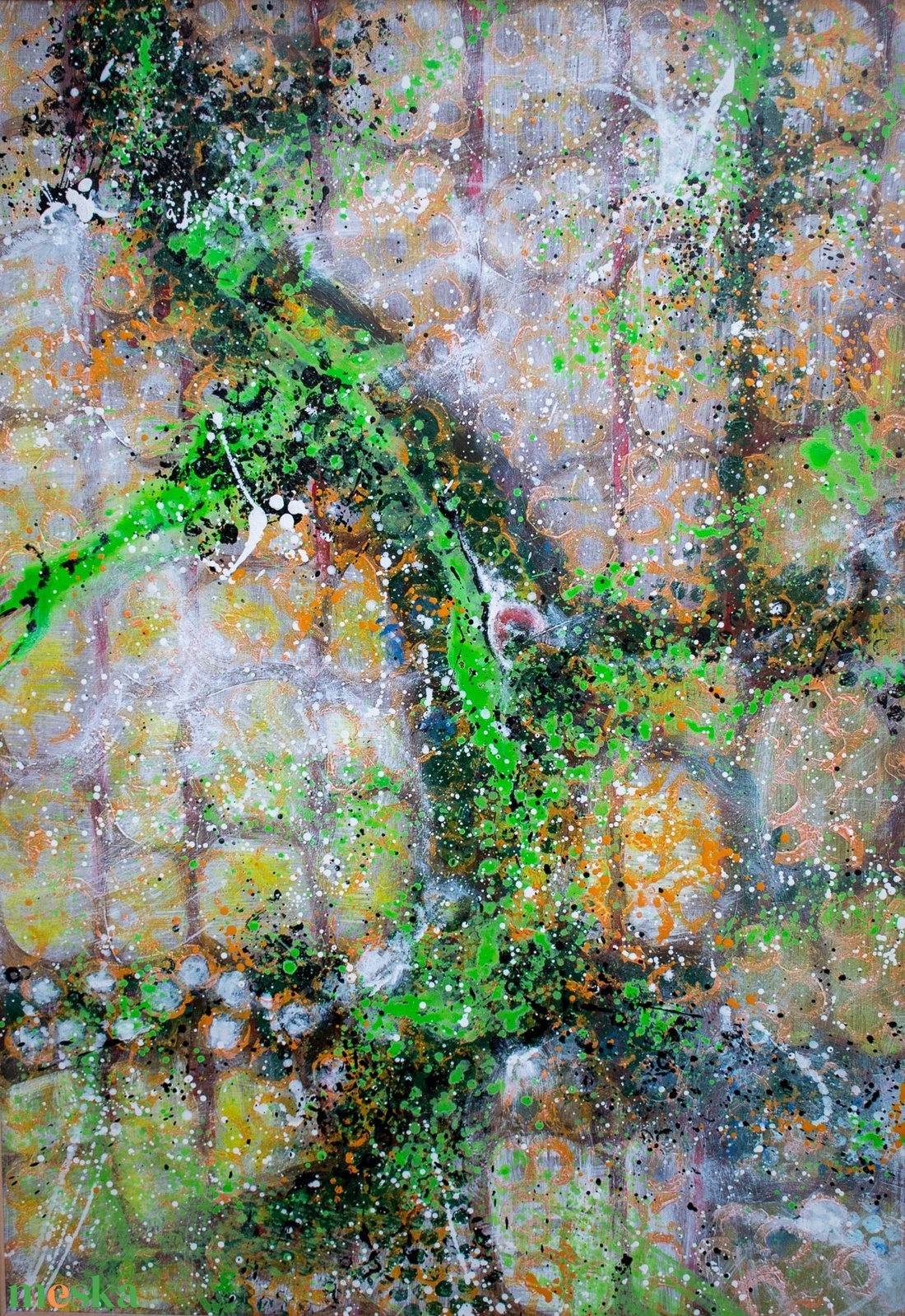 Absztrakt festmény az alkotótól - művészet - festmény - akril - Meska.hu