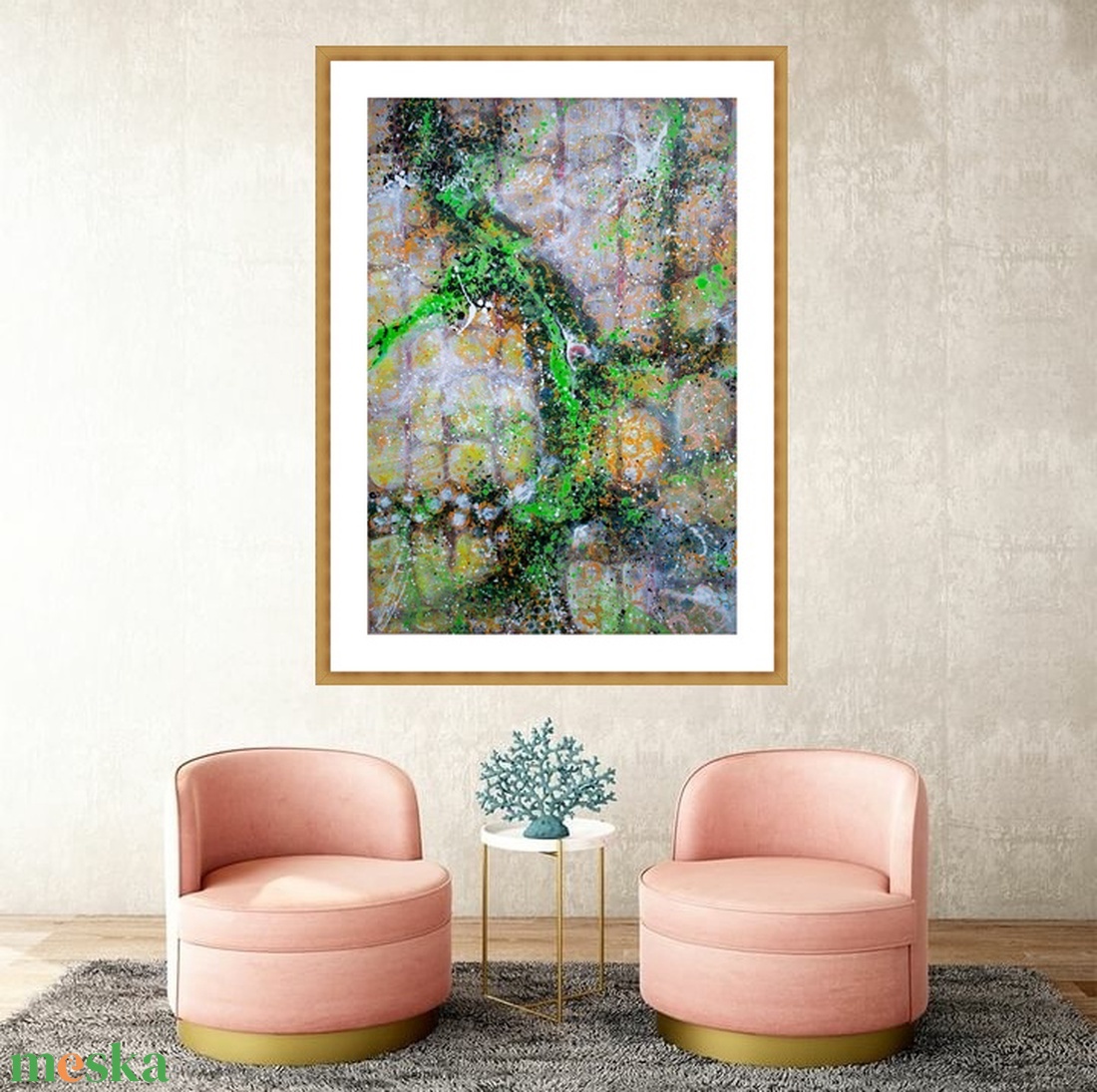 Absztrakt festmény az alkotótól - művészet - festmény - akril - Meska.hu