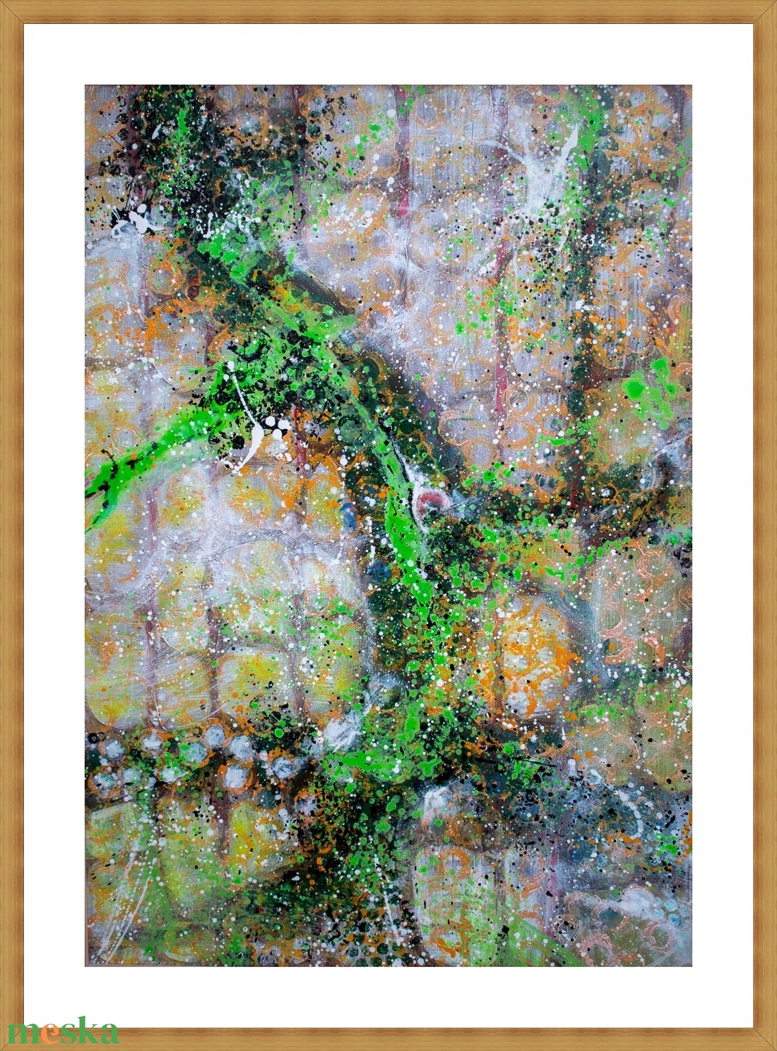 Absztrakt festmény az alkotótól - művészet - festmény - akril - Meska.hu