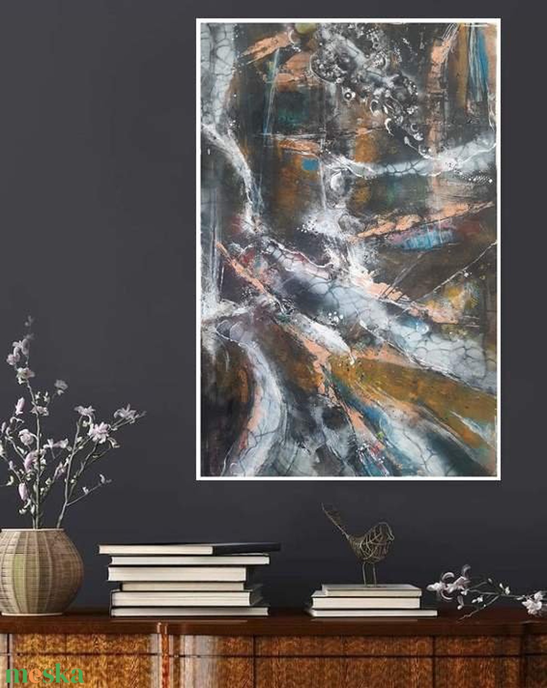 Absztrakt festmény az alkotótól - művészet - festmény - akril - Meska.hu