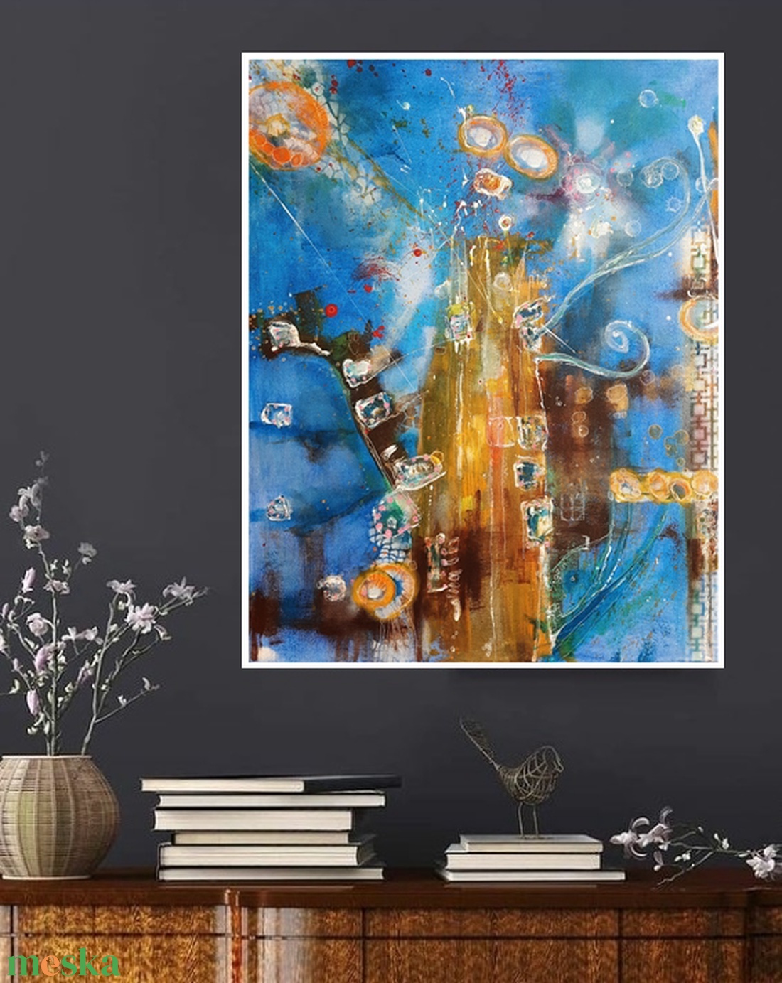 Absztrakt festmény az alkotótól - művészet - festmény - akril - Meska.hu