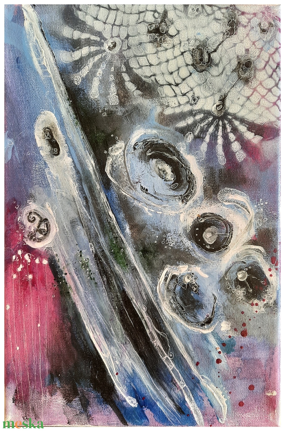 Absztrakt festmény az alkotótól - művészet - festmény - akril - Meska.hu