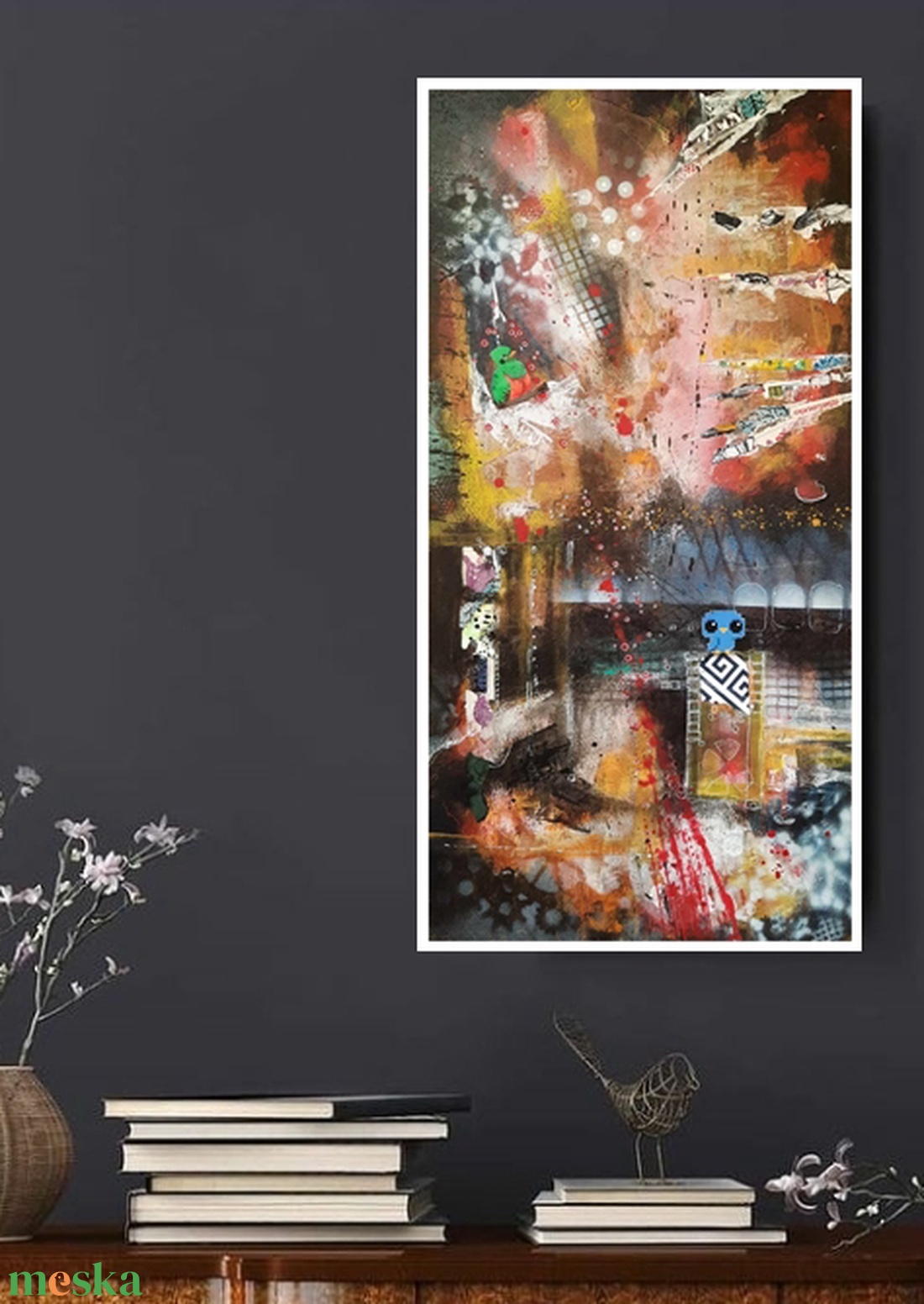 Absztrakt festmény az alkotótól - művészet - festmény - akril - Meska.hu