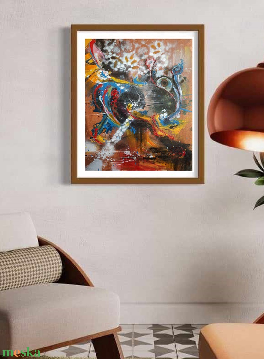 Absztrakt festmény az alkotótól - művészet - festmény - akril - Meska.hu