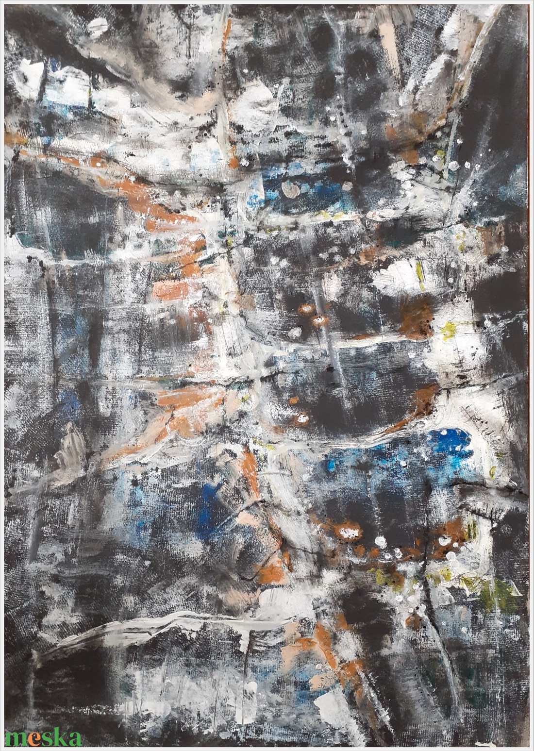 Absztrakt festmény az alkotótól - művészet - festmény - akril - Meska.hu