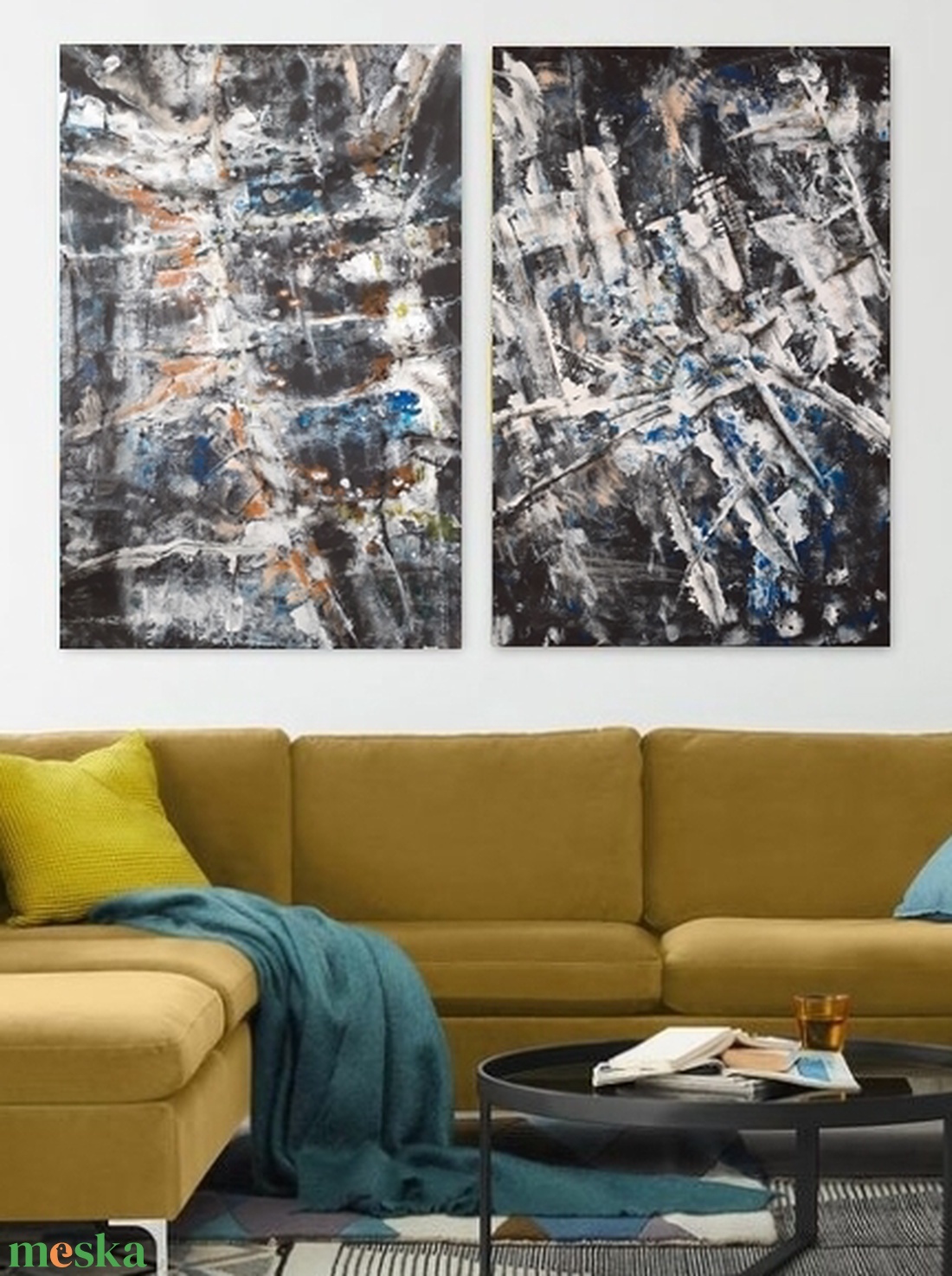 Absztrakt festmény az alkotótól - művészet - festmény - akril - Meska.hu