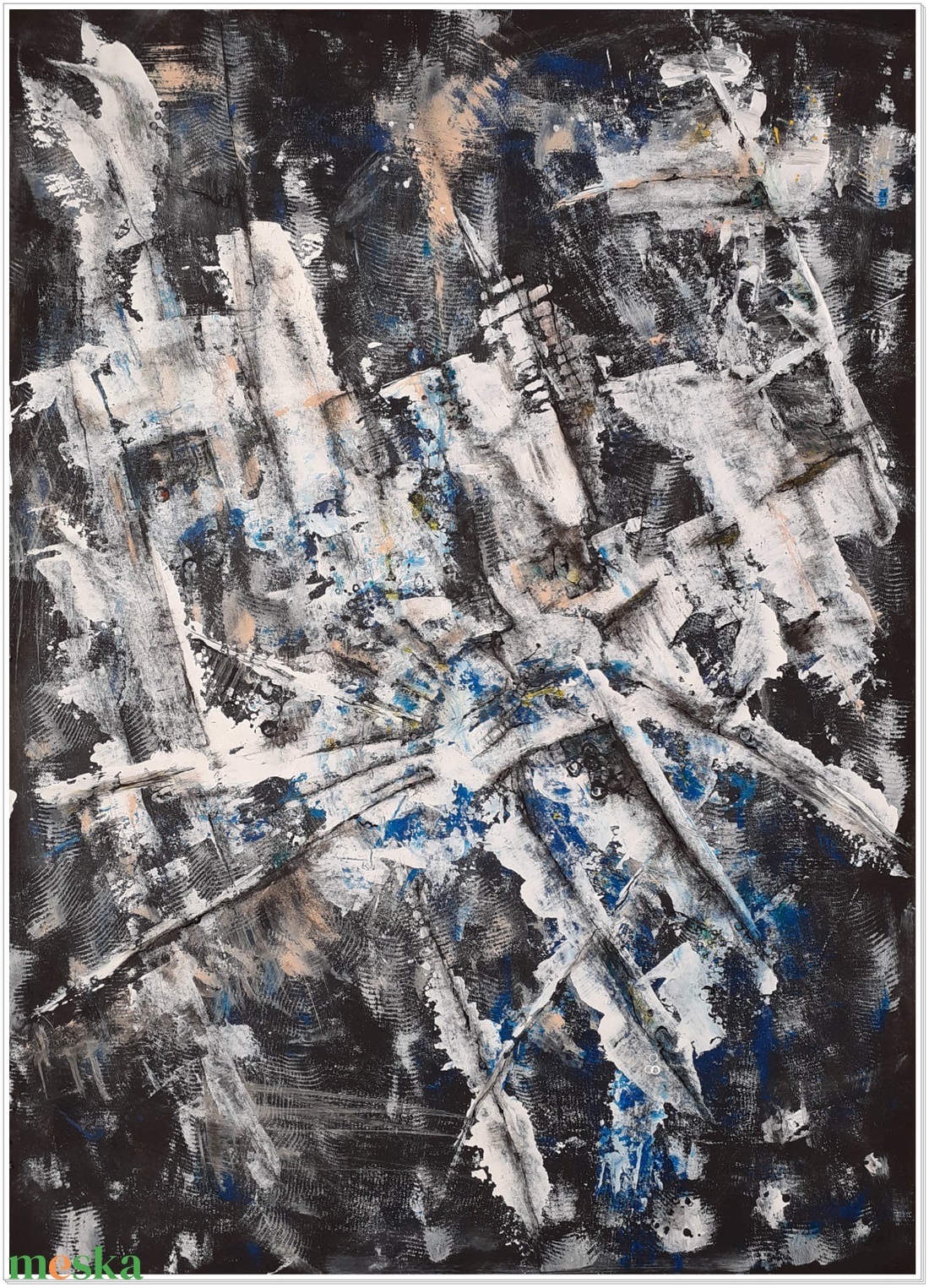 Absztrakt festmény az alkotótól - művészet - festmény - akril - Meska.hu