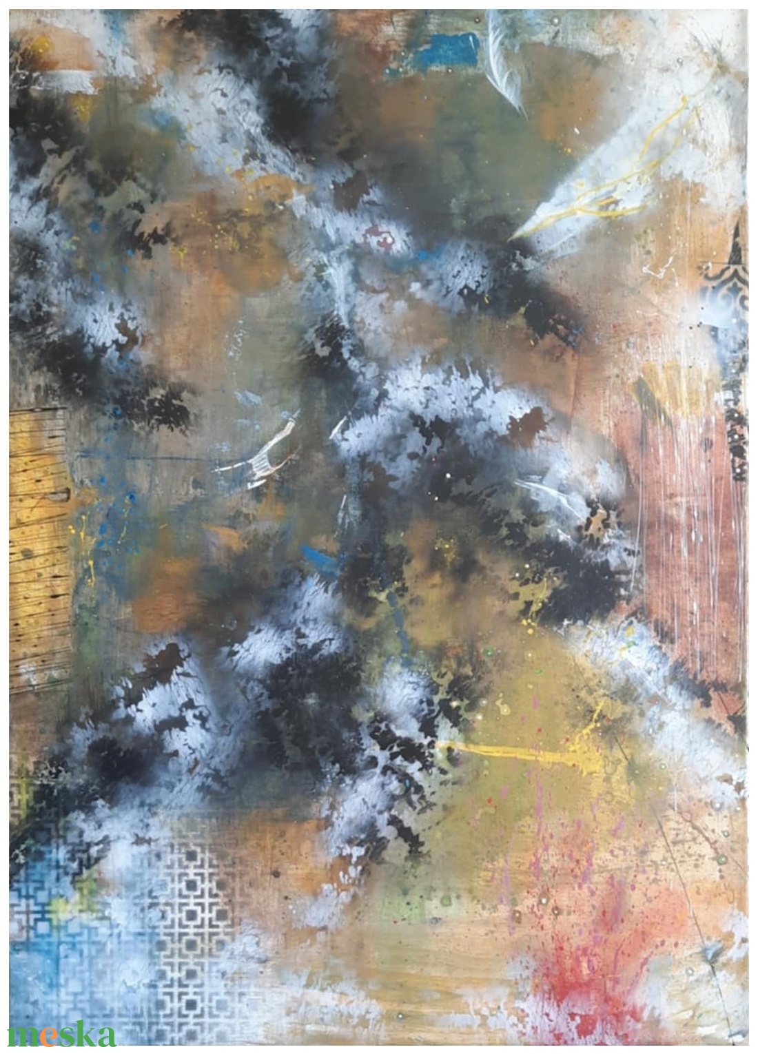 Absztrakt festmény az alkotótól - művészet - festmény - akril - Meska.hu