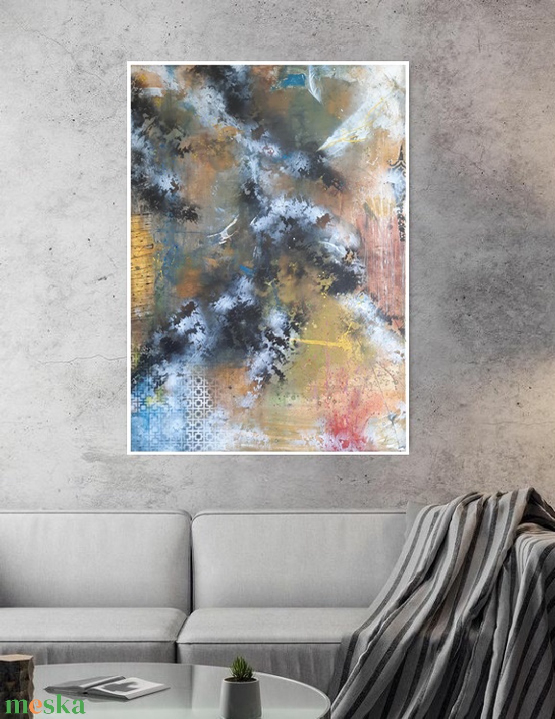Absztrakt festmény az alkotótól - művészet - festmény - akril - Meska.hu