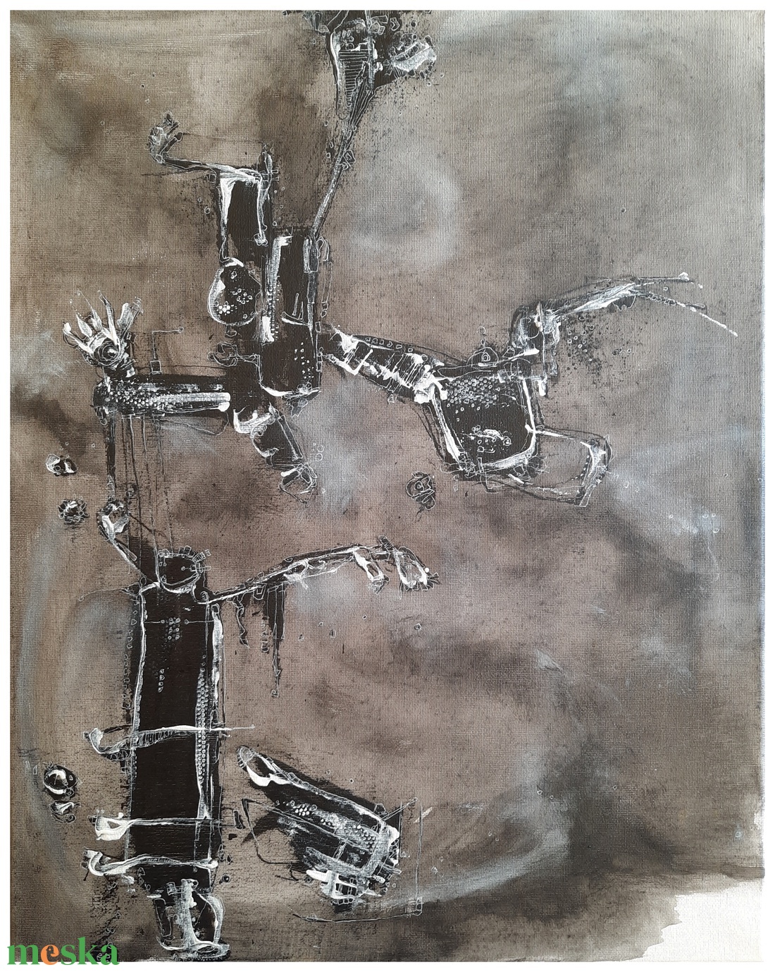 Absztrakt festmény az alkotótól - művészet - festmény - akril - Meska.hu