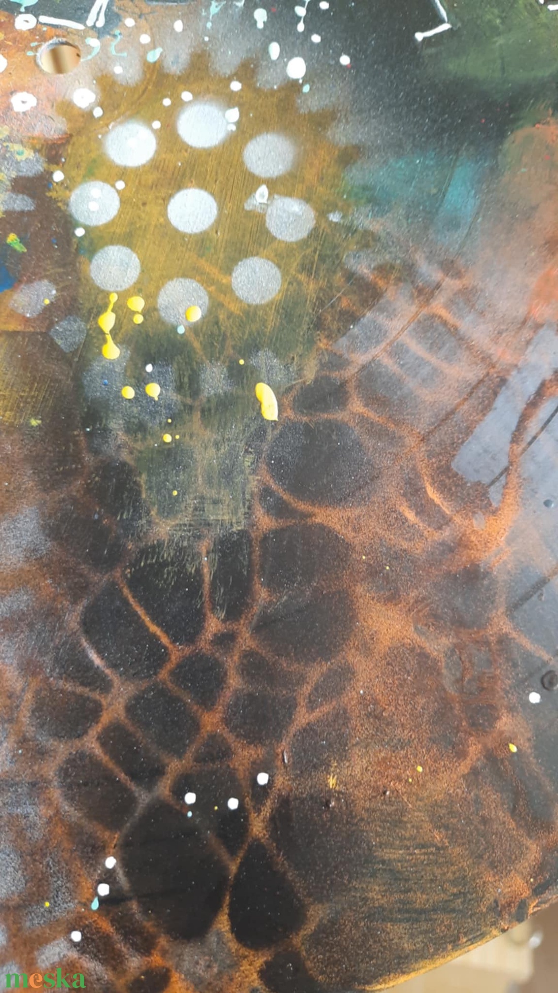 Absztrakt festmény az alkotótól bakeliten - művészet - festmény - akril - Meska.hu