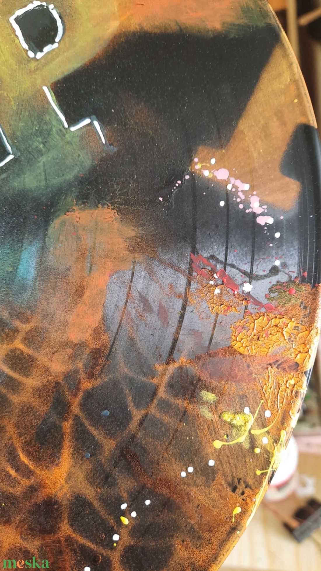 Absztrakt festmény az alkotótól bakeliten - művészet - festmény - akril - Meska.hu