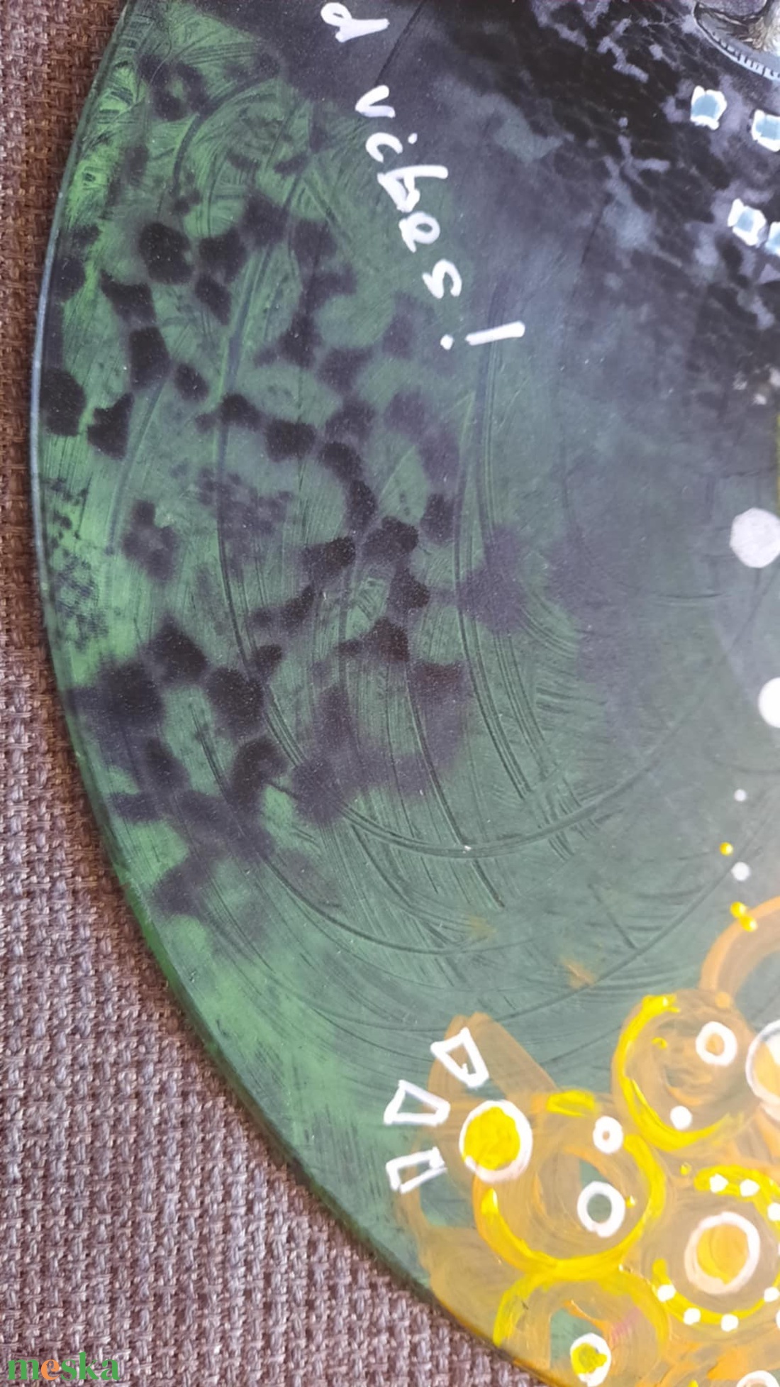 Absztrakt festmény az alkotótól bakeliten - művészet - festmény - akril - Meska.hu