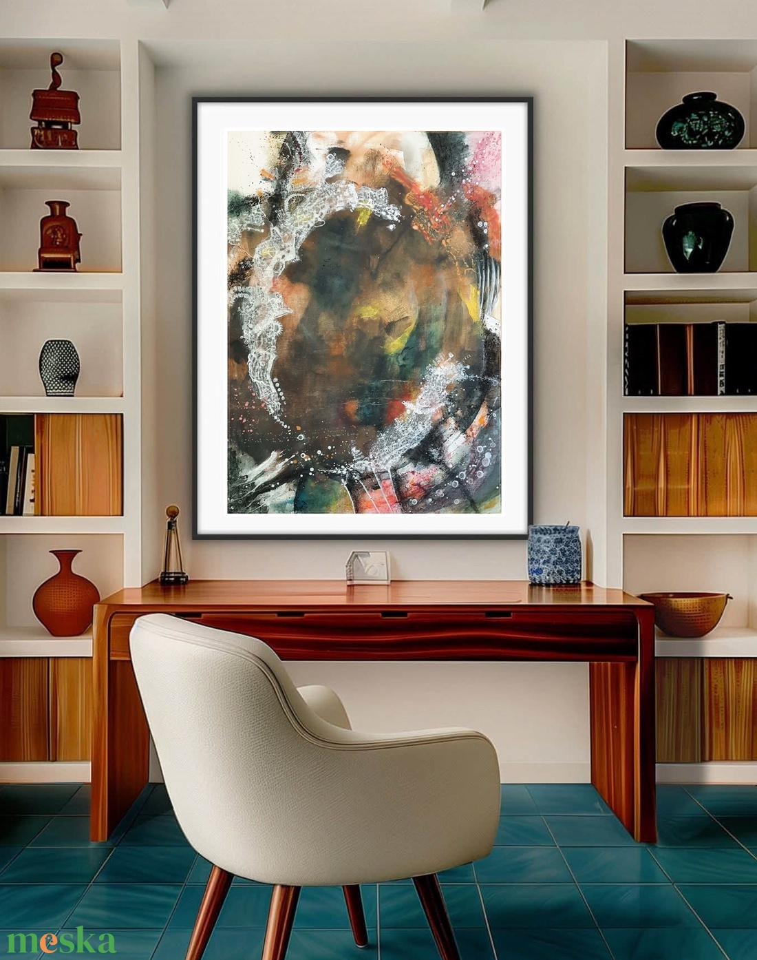 Absztrakt festmény az alkotótól Örvény - művészet - festmény - akril - Meska.hu