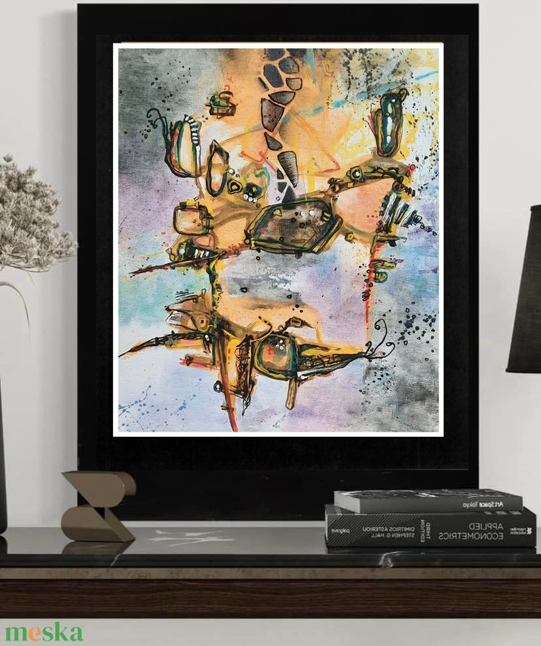 Absztrakt festmény az alkotótól Váratlan gondolatok - művészet - festmény - akril - Meska.hu