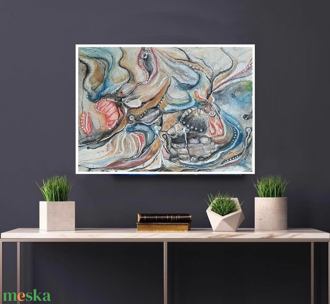 Olajpasztell kép az alkotótól Csodák kertje - művészet - festmény - akril - Meska.hu