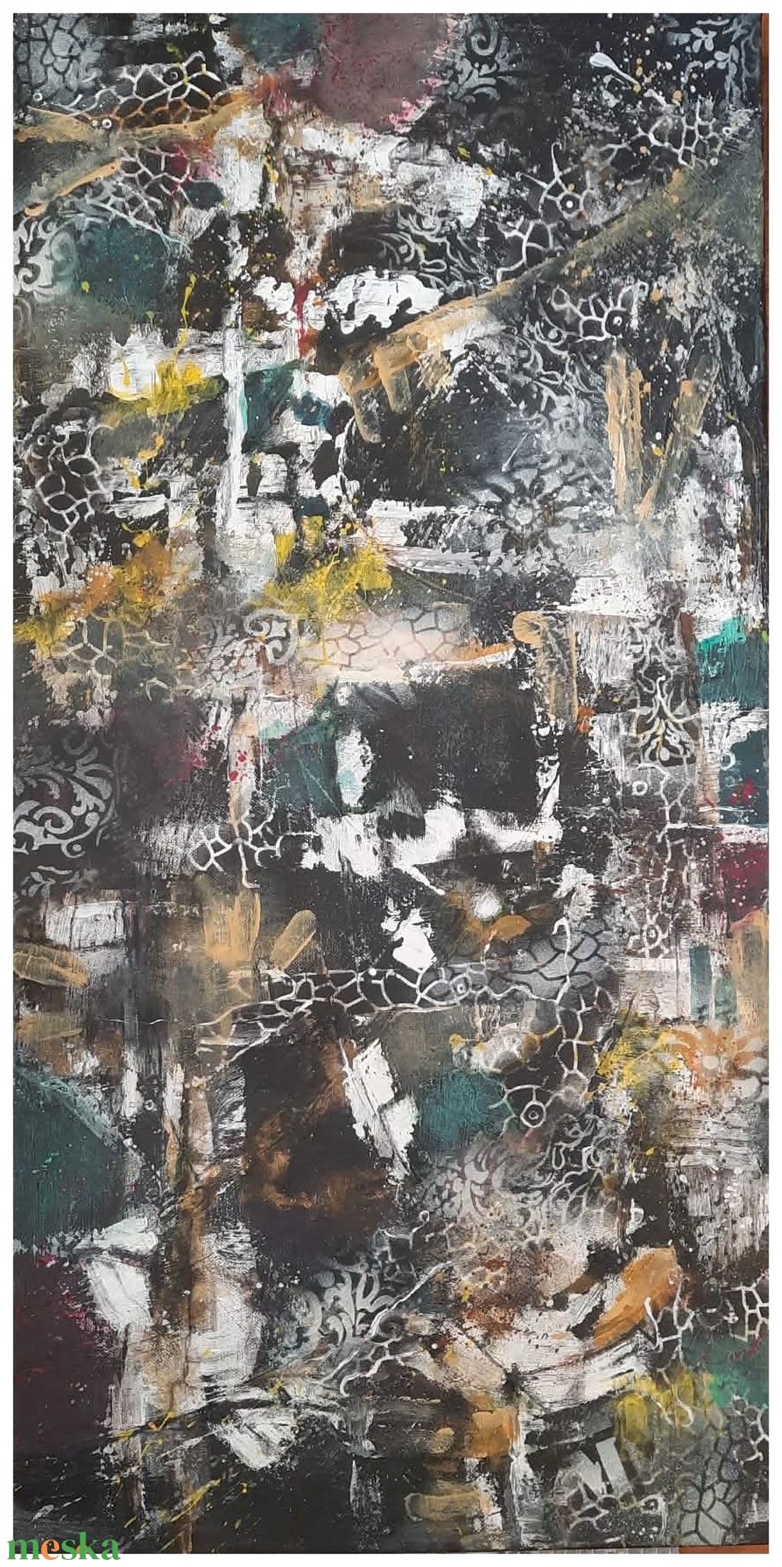 Absztrakt festmény az alkotótól Összetett dilemma - művészet - festmény - akril - Meska.hu