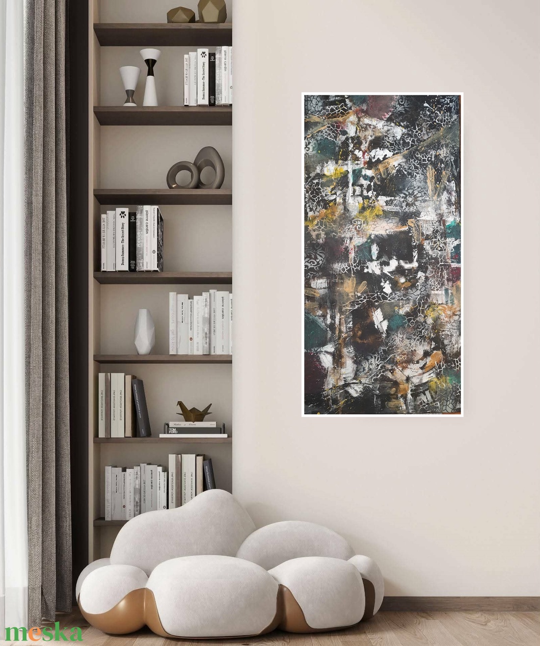 Absztrakt festmény az alkotótól Összetett dilemma - művészet - festmény - akril - Meska.hu