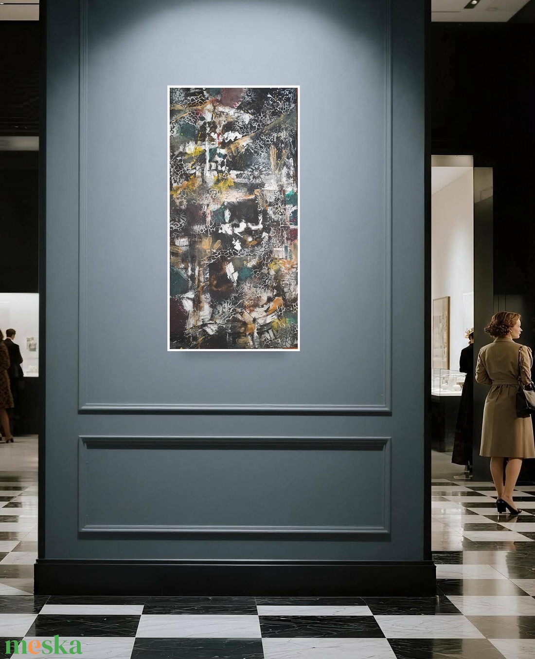 Absztrakt festmény az alkotótól Összetett dilemma - művészet - festmény - akril - Meska.hu