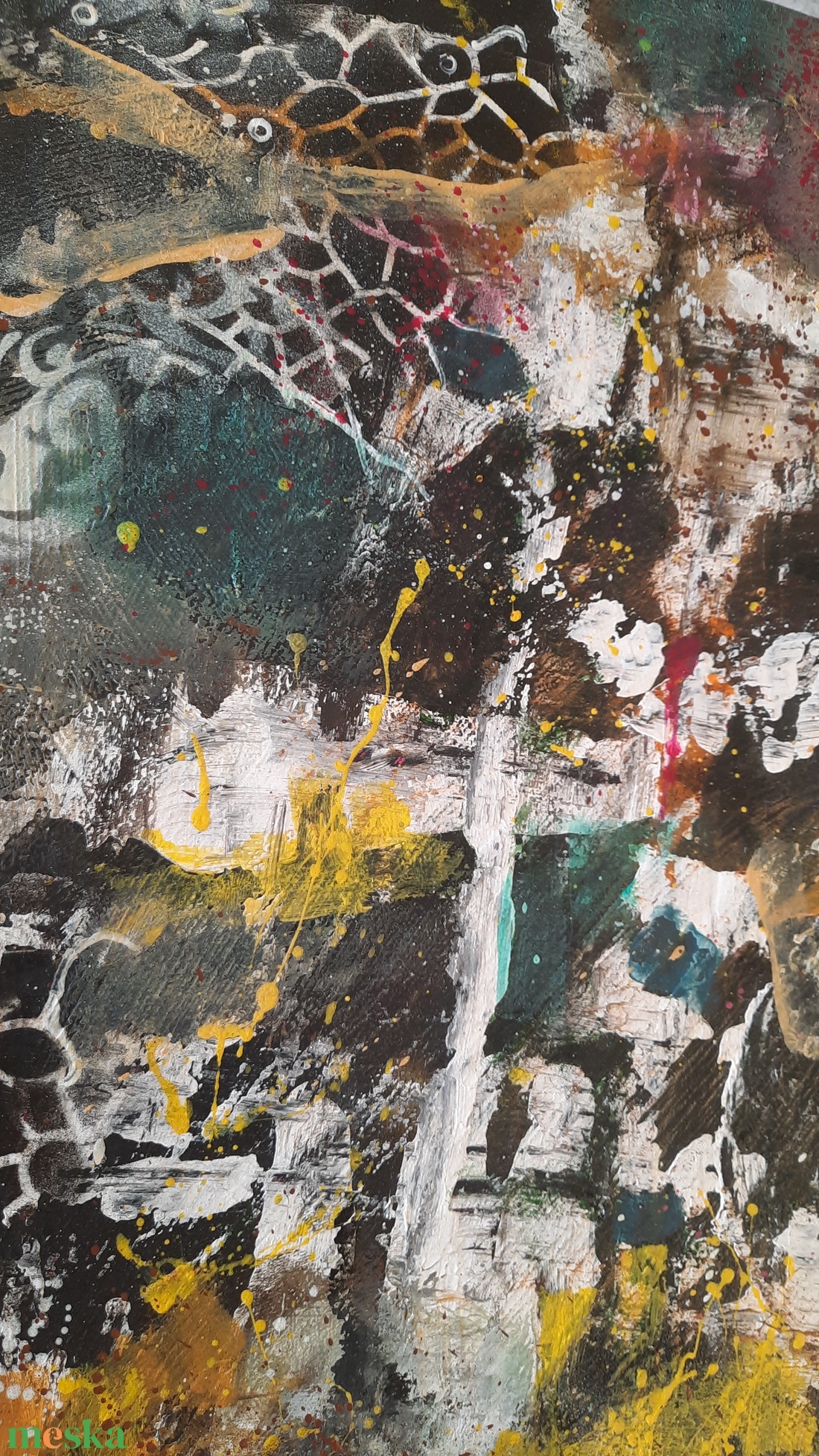 Absztrakt festmény az alkotótól Összetett dilemma - művészet - festmény - akril - Meska.hu