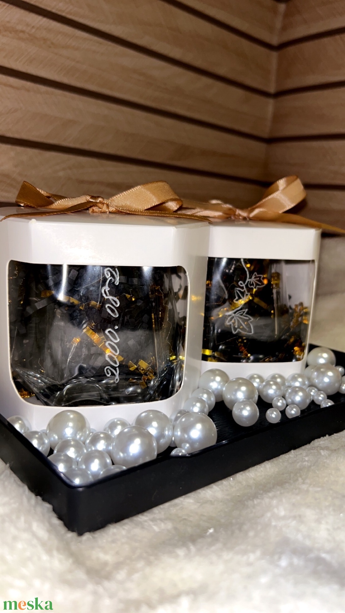 Gravírozott pohár - otthon & életmód - konyhafelszerelés, tálalás - tálalás - üveg & kancsó - Meska.hu