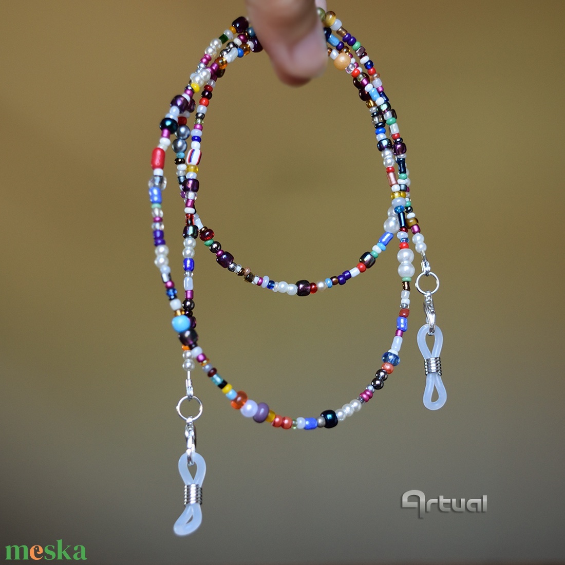 Boho stílusó vídám gyöngyös szemüveglánc színes kásagyöngyökkel - ékszer - szemüveglánc - Meska.hu Boho stílusó vídám gyöngyös szemüveglánc színes kásagyöngyökkel - ékszer - szemüveglánc - Meska.hu