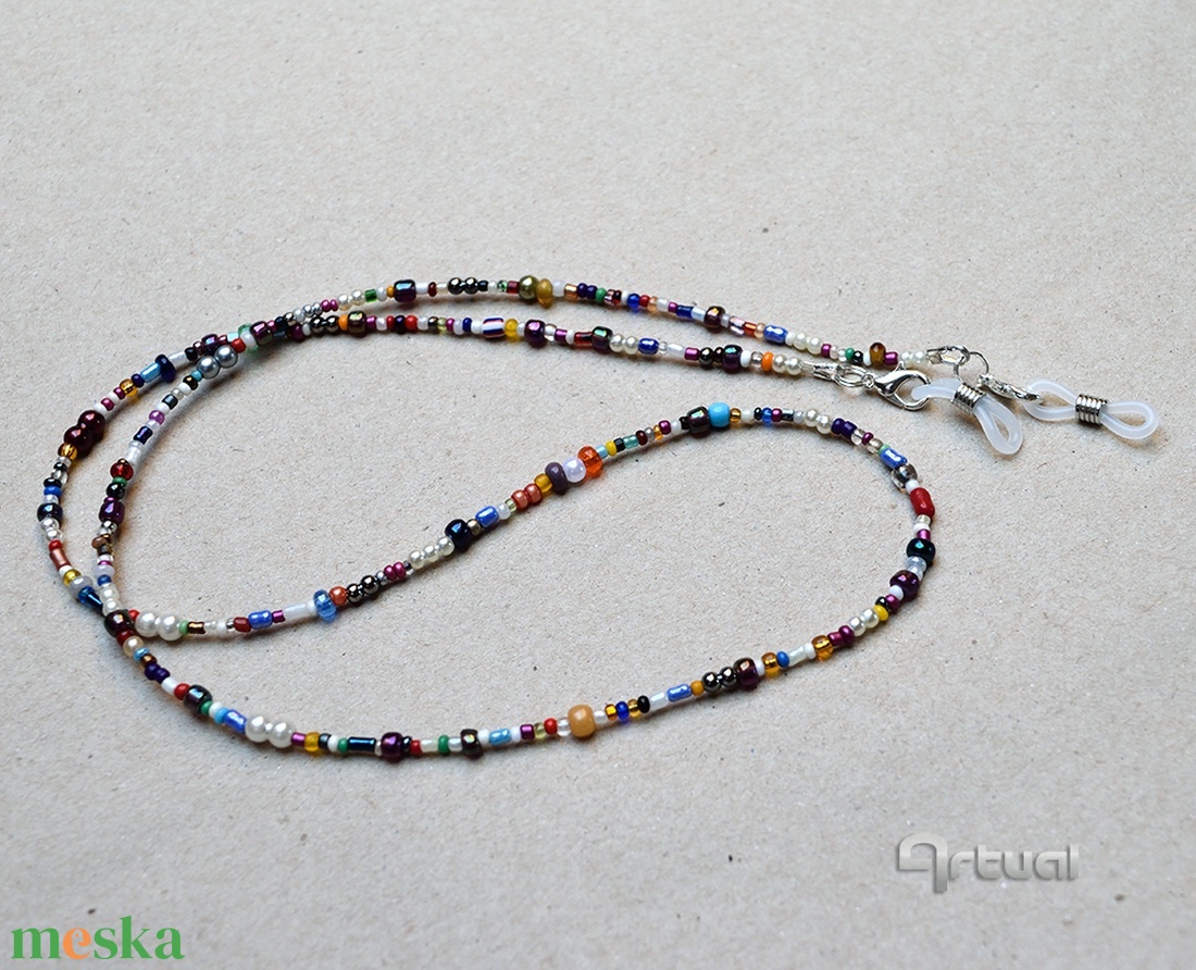 Boho stílusó vídám gyöngyös szemüveglánc színes kásagyöngyökkel - ékszer - szemüveglánc - Meska.hu Boho stílusó vídám gyöngyös szemüveglánc színes kásagyöngyökkel - ékszer - szemüveglánc - Meska.hu