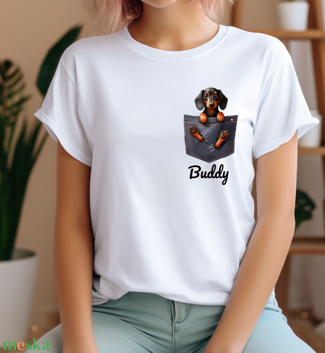 Tacskó Tacsi Dachhund, - Kutyák a mellényzsebben - Személyre szabott kutyanévvel, kiváló minőségű póló kutyabarátoknak - ruha & divat - női ruha - póló, felső - Meska.hu Tacskó Tacsi Dachhund, - Kutyák a mellényzsebben - Személyre szabott kutyanévvel, kiváló minőségű póló kutyabarátoknak - ruha & divat - női ruha - póló, felső - Meska.hu