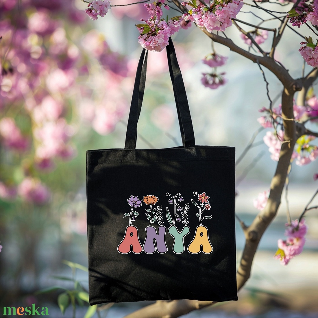 Virágos 'ANYA' Feliratos Vászon Táska Anyák Napjára - Személyre szabható - Választhatsz Fekete vagy Natúr Színt - táska & tok - bevásárlás & shopper táska - shopper, textiltáska, szatyor - Meska.hu Virágos 'ANYA' Feliratos Vászon Táska Anyák Napjára - Személyre szabható - Választhatsz Fekete vagy Natúr Színt - táska & tok - bevásárlás & shopper táska - shopper, textiltáska, szatyor - Meska.hu