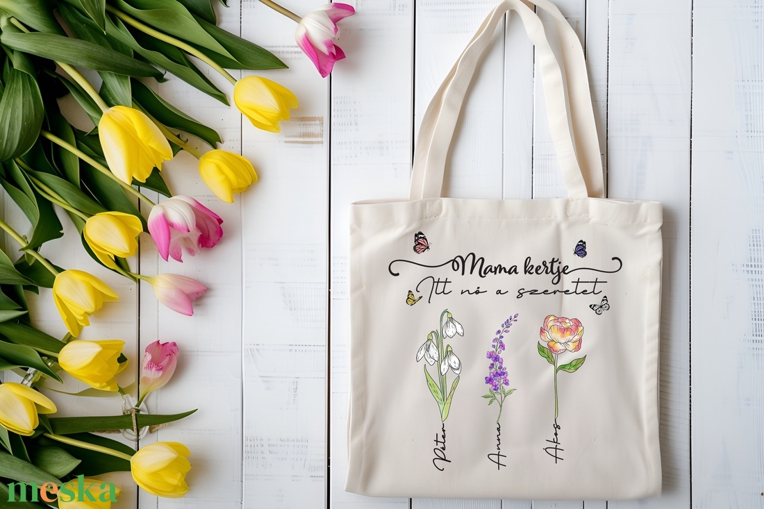 Személyre Szabható Mama Virágoskertje Táska, Akár 8 névvel és születési hónapokkal - Tökéletes Ajándék Anyák napjára - táska & tok - bevásárlás & shopper táska - shopper, textiltáska, szatyor - Meska.hu Személyre Szabható Mama Virágoskertje Táska, Akár 8 névvel és születési hónapokkal - Tökéletes Ajándék Anyák napjára - táska & tok - bevásárlás & shopper táska - shopper, textiltáska, szatyor - Meska.hu