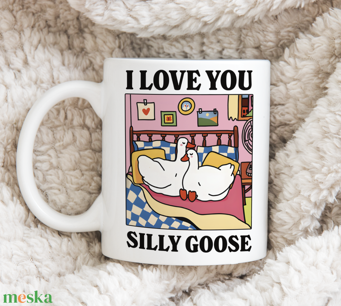 Valentin-napi bögre I Love You Silly Goose mintával cuki és egyedi ajándék piros vagy kék füllel és belsővel - otthon & életmód - konyhafelszerelés, tálalás - tálalás - bögre & csésze - Meska.hu Valentin-napi bögre I Love You Silly Goose mintával cuki és egyedi ajándék piros vagy kék füllel és belsővel - otthon & életmód - konyhafelszerelés, tálalás - tálalás - bögre & csésze - Meska.hu