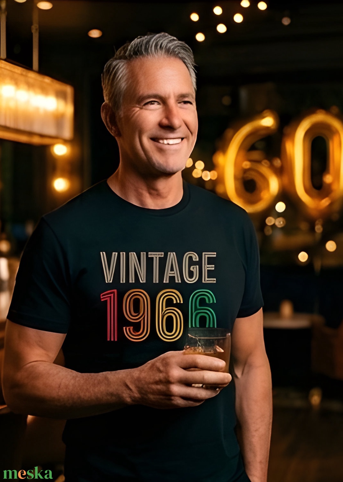 Vintage 1966: 60 Éve Tökéletes � Retro Szülinapi Póló � Egy Igazi Legenda Ünneplésére - ruha & divat - női ruha - póló, felső - Meska.hu
