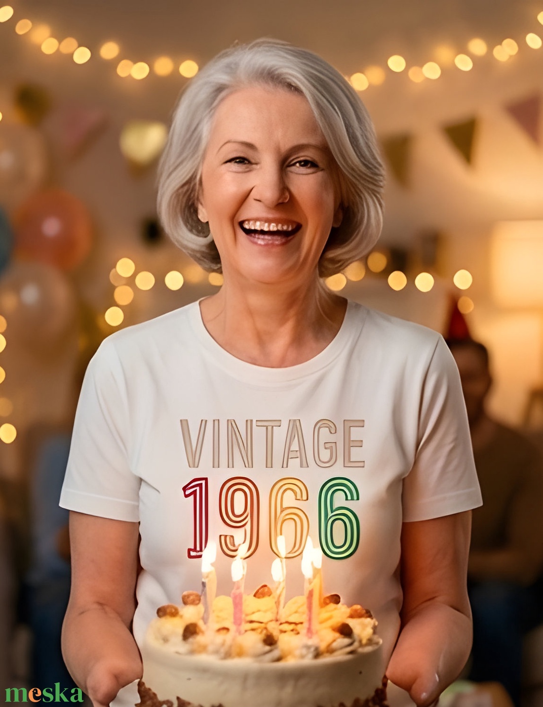 Vintage 1966: 60 Éve Tökéletes � Retro Szülinapi Póló � Egy Igazi Legenda Ünneplésére - ruha & divat - női ruha - póló, felső - Meska.hu