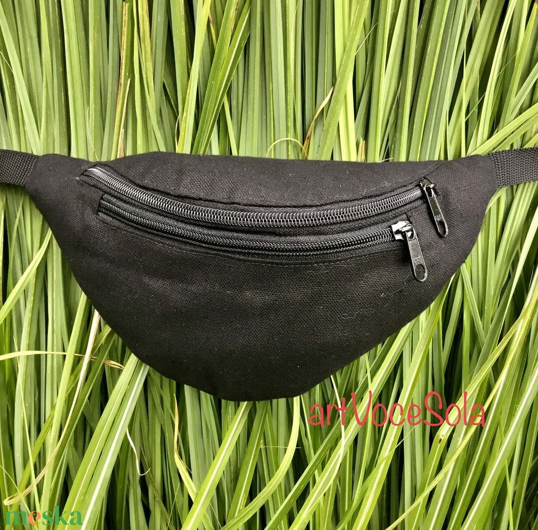 Negro- kordbársony övtáska - táska & tok - övtáska - Meska.hu