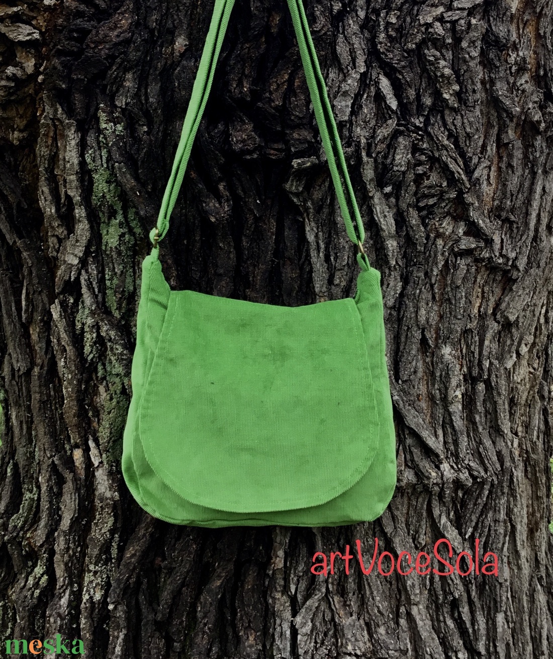 Zsengefű női Tarisznya - táska & tok - kézitáska & válltáska - tarisznya - Meska.hu