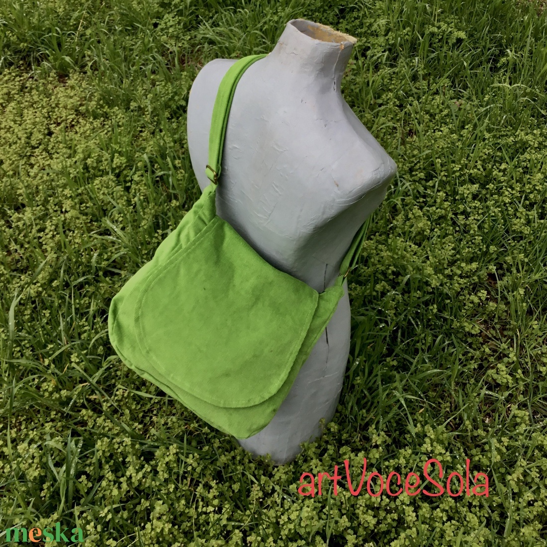 Zsengefű női Tarisznya - táska & tok - kézitáska & válltáska - tarisznya - Meska.hu