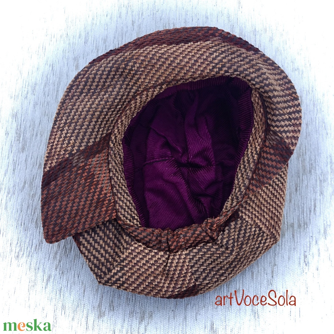 Kockás vándor Kalap - ruha & divat - sál, sapka, kendő - kalap - Meska.hu Kockás vándor Kalap - ruha & divat - sál, sapka, kendő - kalap - Meska.hu