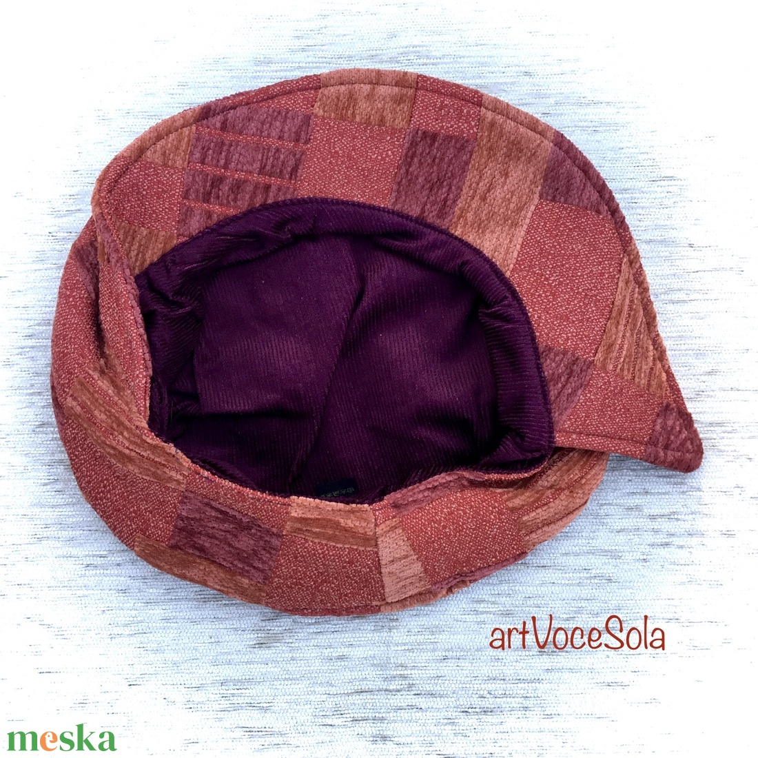 Narancskocka Kalap - ruha & divat - sál, sapka, kendő - kalap - Meska.hu