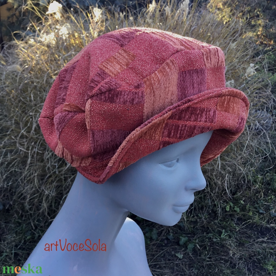 Narancskocka Kalap - ruha & divat - sál, sapka, kendő - kalap - Meska.hu